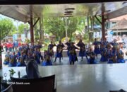 Perayaan Hari Jadi Kabupaten Tulungagung ke-820 berlangsung meriah melalui gelaran Gerak Jalan Kreasi Napak Tilas Boyongan Kadipaten Ngrowo