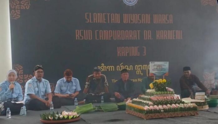 Tiga Tahun Berkarya, RSUD dr. Karneni Campurdarat Gelar Selametan Bernuansa Jawa
