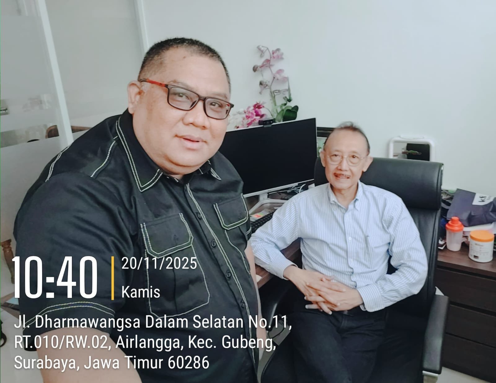 Foto: Adv. Eko Puguh Prasetijo, S.H., M.H., CPM., CPCLE., CPArb., CPL Kandidat Doktor Ilmu Hukum Di bawah Promotor: Prof. Dr. Agus Yudha Hernoko, S.H., M.H. (Guru Besar Universitas Airlangga Surabaya)