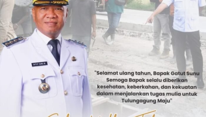 Genap 58 Tahun, Bupati Gatut Sunu Dapat Ucapan dan Doa dari Insan Media