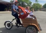 200 Becak Listrik Bantuan Presiden Disalurkan di Tulungagung