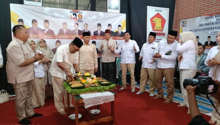 HUT ke-18 Gerindra, Ketua DPC Tulungagung Tekankan Soliditas Kader dan Kerja Nyata untuk Rakyat