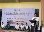 Pemerintah Kabupaten Tulungagung kembali melaksanakan agenda rutin Safari Ramadhan 1447 Hijriah