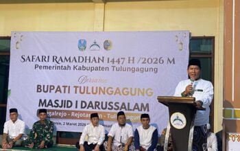 Pemerintah Kabupaten Tulungagung kembali melaksanakan agenda rutin Safari Ramadhan 1447 Hijriah