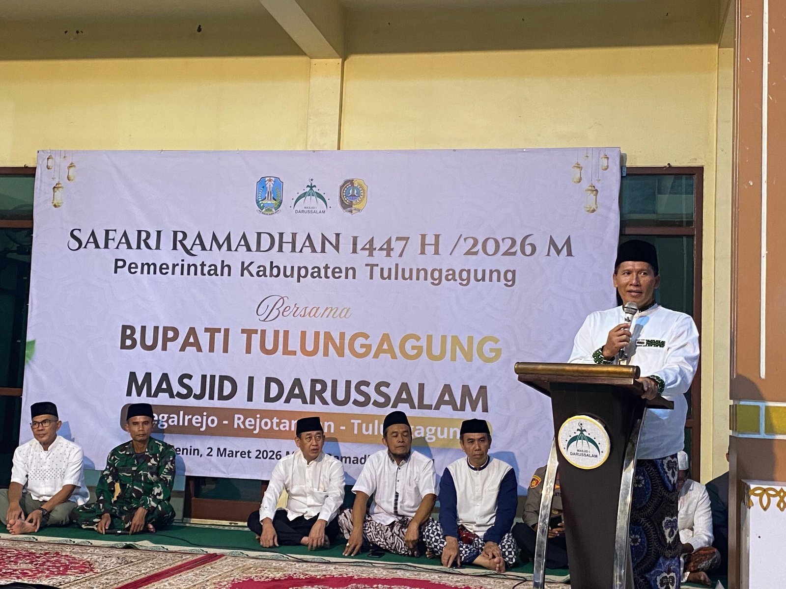 Pemerintah Kabupaten Tulungagung kembali melaksanakan agenda rutin Safari Ramadhan 1447 Hijriah