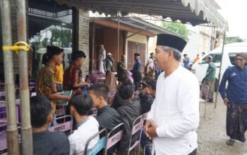 Sekda Trenggalek, Edy Soepriyanto, mewakili Bupati Trenggalek, Safari Ramadhan 1447 H di Masjid Jami’ Darussalam, Desa Kertosono, Kecamatan Panggul