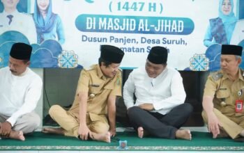 Bupati Trenggalek, Syah Mohamad Natanegara, melaksanakan kegiatan Safari Ramadhan 1447 H di Masjid Al Jihad, Dusun Panjen, Desa Suruh