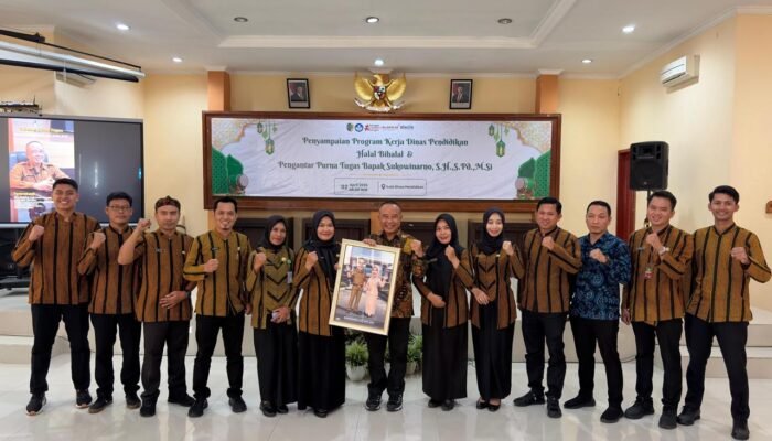 Halal Bihalal Disdik Tulungagung Jadi Momentum Penguatan Layanan dan Purna Tugas Sukowinarno