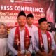 Bupati Tulungagung Gatut Sunu Wibowo saat mendaftar di KPU Tulungagung