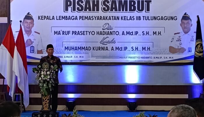 Pergantian Kepala Lapas Tulungagung, Plt Bupati Tekankan Pembinaan dan Integritas