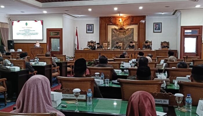 DPRD Tulungagung Sampaikan Rekomendasi LKPJ 2025, Jadi Bahan Evaluasi Strategis Pemkab