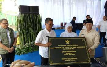 Khofifah Resmikan Revitalisasi Sekolah di Tulungagung, Perkuat Pendidikan Vokasi dan Ketahanan Pangan