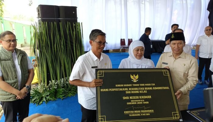 Khofifah Resmikan Revitalisasi Sekolah di Tulungagung, Perkuat Pendidikan Vokasi dan Ketahanan Pangan