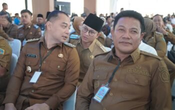 Bupati Trenggalek Mochamad Nur Arifin menghadiri peresmian operasional 1.061 Koperasi Desa/Kelurahan Merah Putih (KDKMP) yang dilakukan Presiden RI Prabowo Subianto
