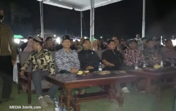 Ribuan Warga Padati Pentas Ketoprak Tirto Budoyo, Kehadiran PLT Bupati Tambah Semarak Acara