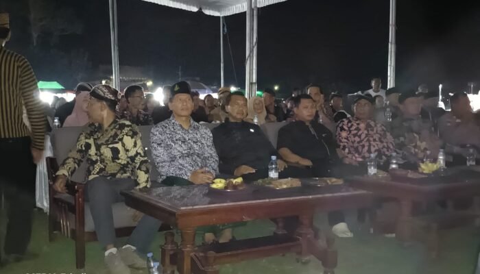 Ribuan Warga Padati Pentas Ketoprak Tirto Budoyo, Kehadiran PLT Bupati Tambah Semarak Acara