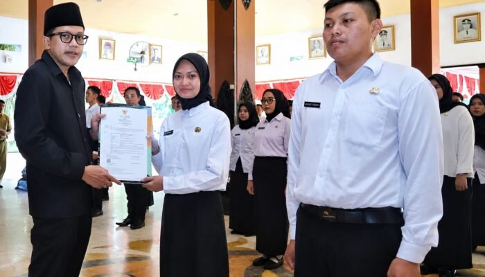 Lantik 88 PNS, Wabup Trenggalek Dorong ASN Jadi Motor Inovasi Daerah