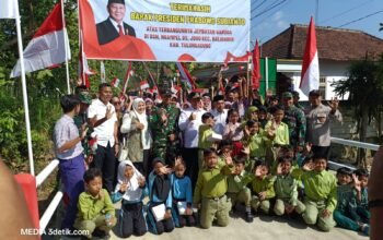 Penantian Warga Berakhir, Dua Jembatan Garuda di Joho Kalidawir Resmi Dibuka