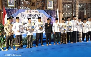 Harlah ke-20 PPDI Tulungagung Meriah, 268 Tumpeng Warnai Tasyakuran Ribuan Perangkat Desa