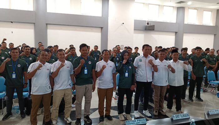 Plt Bupati Ahmad Baharudin Buka Pelatihan Pelatih Voli 2026, Tulungagung Siapkan SDM Olahraga Berkualitas