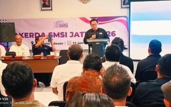 Rakerda SMSI Jatim 2026, Perkuat Bisnis Media Siber di Tengah Ketatnya Persaingan Digital