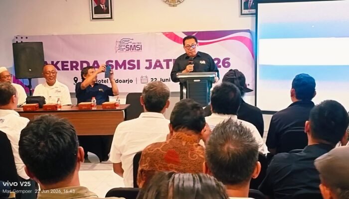 Rakerda SMSI Jatim 2026, Perkuat Bisnis Media Siber di Tengah Ketatnya Persaingan Digital