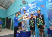 Kejuaraan Kabupaten (Kejurkab) Bulutangkis Trenggalek 2026 resmi ditutup oleh Wakil Bupati Trenggalek, Syah Mohamad Natanegara, di GOR Nurul Fikri