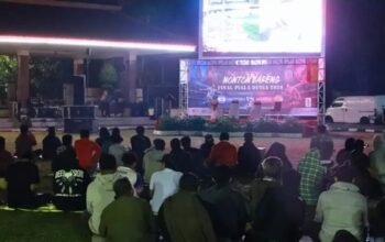 Ribuan Warga Padati Alun-Alun Kanigoro, Nobar Final Piala Dunia 2026 Berakhir Meriah, Spanyol Juara