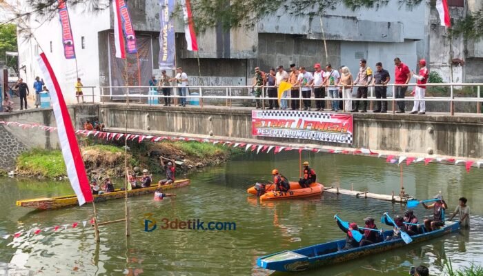 Seru! Lomba Dayung Antar-RT di Botoran Tulungagung Dibuka, Ahmad Baharudin Tekankan Sportivitas