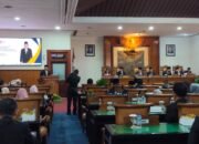 Suasana di gedung DPRD saat Rapat Paripurna di Graha Wicaksana