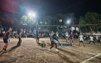 Final Voli Antar-RT di Kepatihan Bikin Warga Tumpah ke Lapangan, RT 06/RW 9 Sapu Bersih RT 03