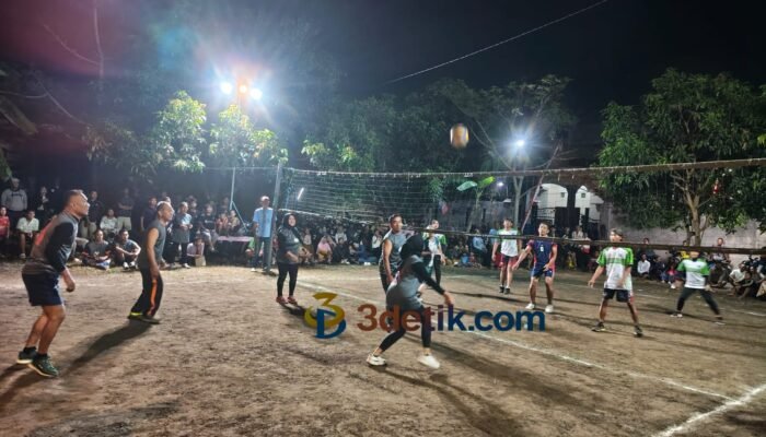 Final Voli Antar-RT di Kepatihan Bikin Warga Tumpah ke Lapangan, RT 06/RW 9 Sapu Bersih RT 03