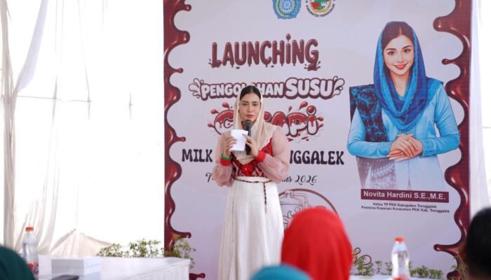 Rumah Produksi Susu Cu Ca Pi Dilaunching, Trenggalek Bidik Ekonomi Kerakyatan