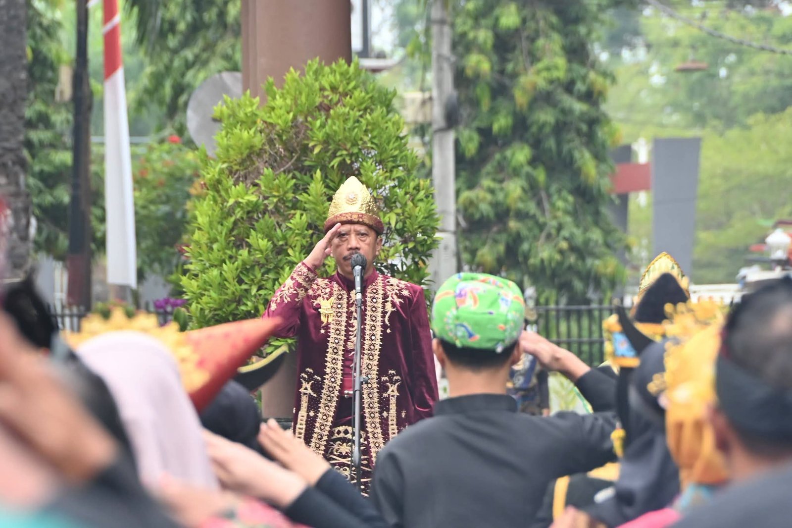 Peringatan HUT ke-81 Kemerdekaan Republik Indonesia dipimpin Pj Sekretaris Daerah Trenggalek, ST. Triadi Admono