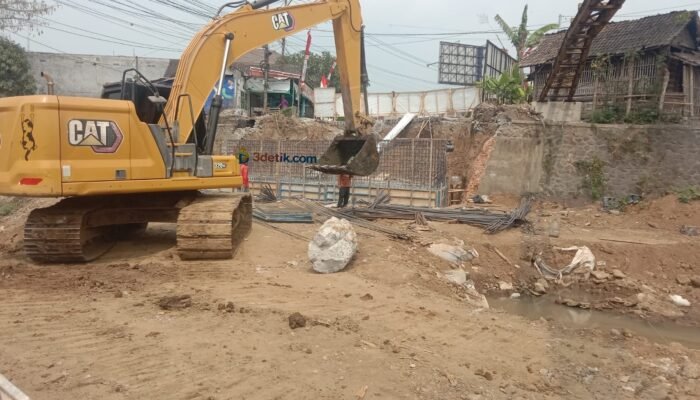 Jembatan Gondang 1 Dikebut, Pembesian Pilar Mulai Dikerjakan