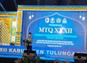 MTQ dibuka langsung oleh Plt Bupati Tulungagung Ahmad Baharudin di halaman GOR Lembu Peteng