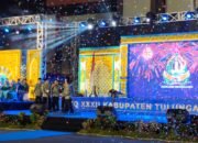 MTQ XXXII tingkat Kabupaten Tulungagung resmi dibuka Plt Bupati Tulungagung Ahmad Baharudin di halaman GOR Lembu Peteng