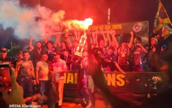 Notorejo FC Juara Ansor Cup XXI Gondang, Jarakan FC Dilibas 3-0