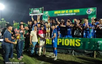 Notorejo FC Kampiun Ansor Cup XXI, Plt Bupati Tulungagung Ingatkan Sportivitas