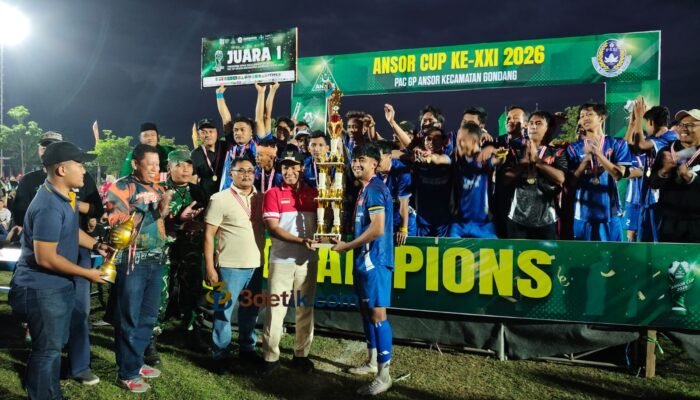 Notorejo FC Kampiun Ansor Cup XXI, Plt Bupati Tulungagung Ingatkan Sportivitas