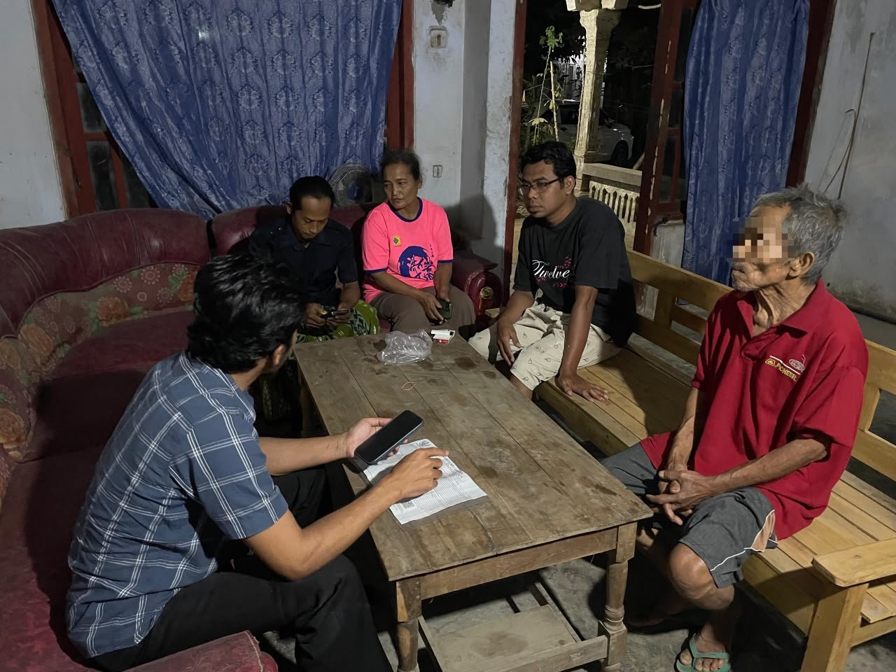 Seorang pria berinisial KS (73) diamankan Polres Blitar Kota