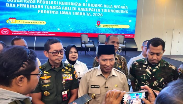 Buka Sosialisasi Bela Negara, Plt Bupati Tulungagung Tekankan Pentingnya Persatuan