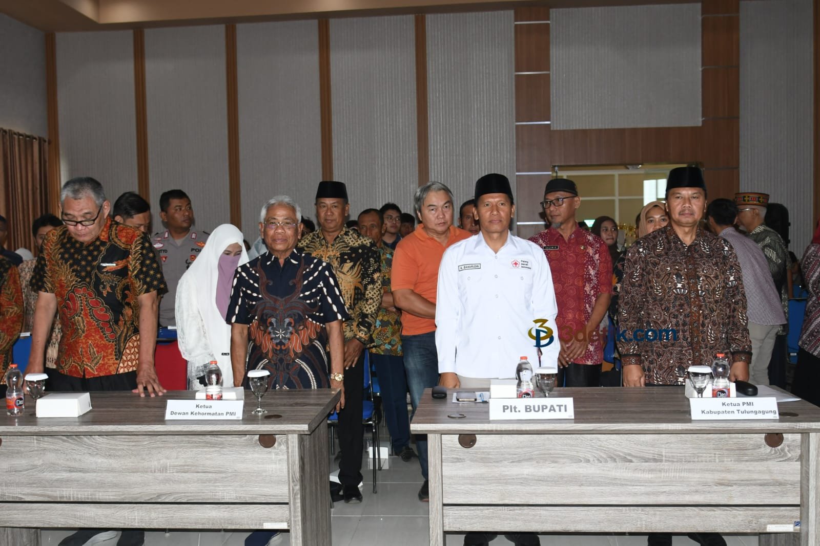 Bupati Tulungagung, Ahmad Baharudin, dalam peringatan HUT ke-81 PMI
