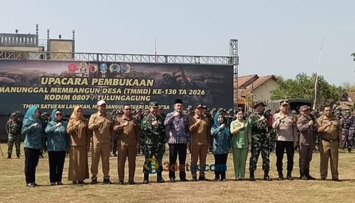 TMMD ke-130 Sasar Desa Pojok, Pemkab Tulungagung Siap Dukung