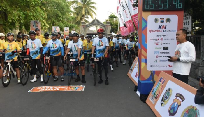 Tak Sekadar Gowes, Plt Bupati Ahmad Baharudin Bidik Wisata Tulungagung Lewat KAI JLS 100