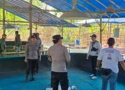 Digerebek Polisi, Arena Diduga Sabung Ayam di Srengat Sudah Kosong, Perlengkapan Dibakar