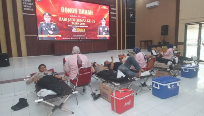Setetes Darah, Selamatkan Nyawa! Polres Blitar Kota Kumpulkan 40 Kantong Darah