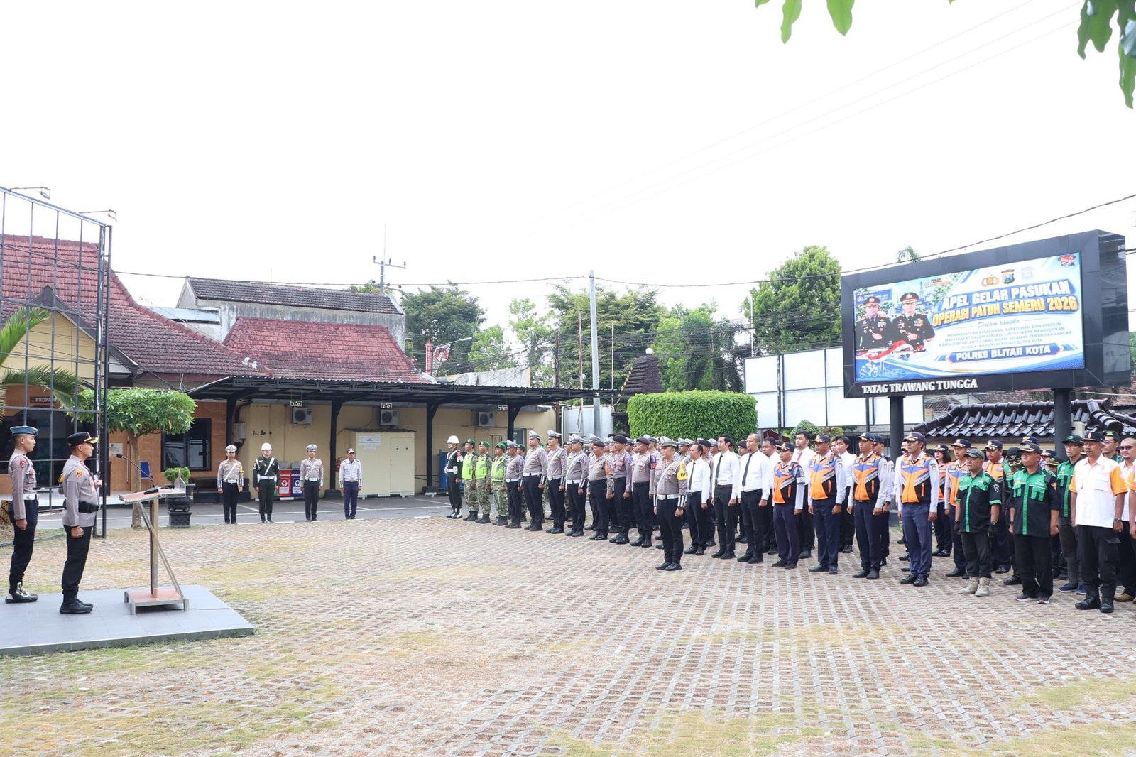 Polres Blitar Kota mulai menggelar Operasi Patuh Semeru 2026 selama 14 hari, mulai 26 Oktober hingga 8 November 2026