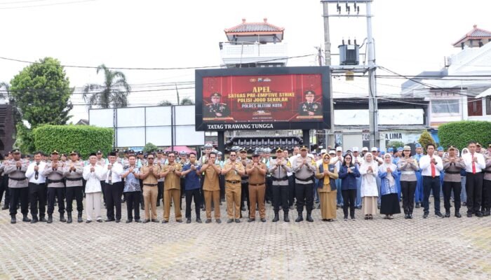 Polres Blitar Kota Bentuk Satgas Polisi Jogo Sekolah, Perangi Bullying hingga Judi Online