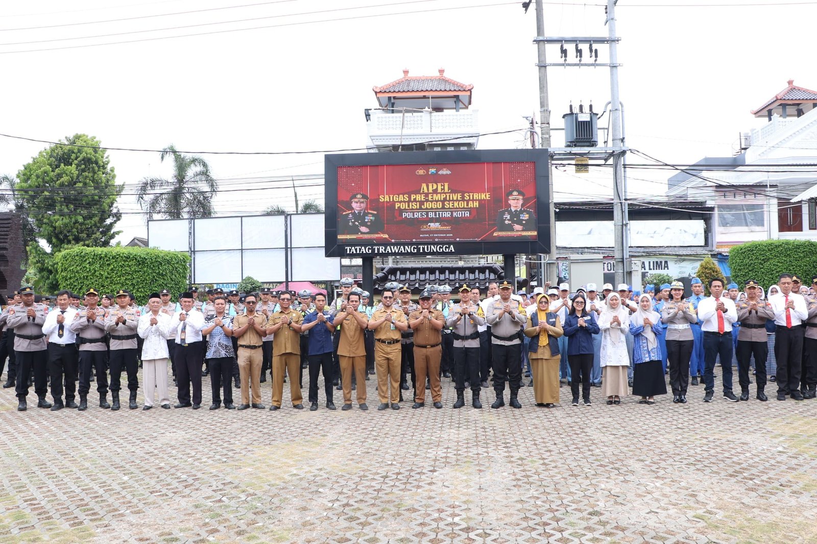 Polres Blitar Kota membentuk Satgas Pre-emptive Strike Polisi Jogo Sekolah